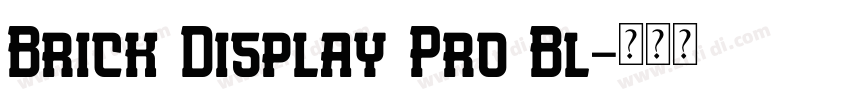 Brick Display Pro Bl字体转换